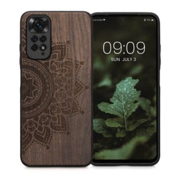 Husa Kwmobile pentru Xiaomi Redmi Note 11/Redmi Note 11s, Lemn, Maro, 57386.03