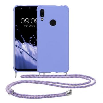 Husa Kwmobile pentru Xiaomi Redmi Note 7/Redmi Note 7 Pro, Silicon, Albastru, 49965.108