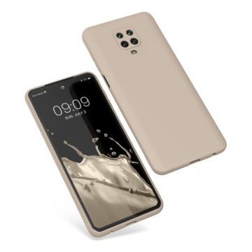 Husa Kwmobile pentru Xiaomi Redmi Note 9S/Redmi Note 9 Pro/Redmi Note 9 Pro Max, Silicon, Crem, 56562.10