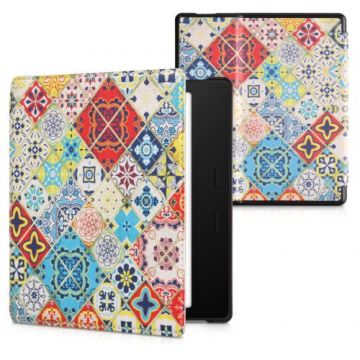 Husa pentru Amazon Kindle Oasis 10, Kwmobile, Multicolor, Piele ecologica, 49417.19