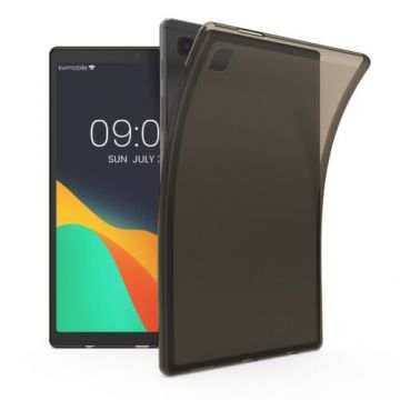Husa pentru tableta Samsung Galaxy Tab A7 Lite, Kwmobile, Negru/Transparent, Silicon, 55146.01