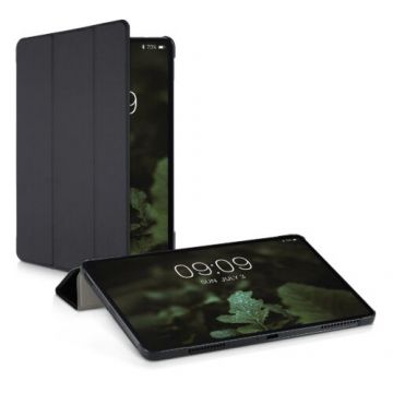 Husa pentru tableta Xiaomi Pad 5, Kwmobile, Negru, Piele ecologica, 56615.01