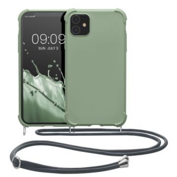 Husa Kwmobile pentru Apple iPhone 11, Silicon, Verde, 53838.172