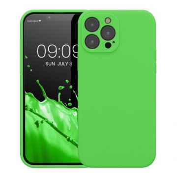 Husa Kwmobile pentru Apple iPhone 13 Pro Max, Silicon, Verde, 59361.159