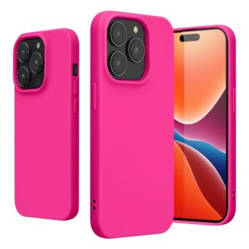 Husa Kwmobile pentru Apple iPhone 14 Pro, Silicon, Roz, 59077.77