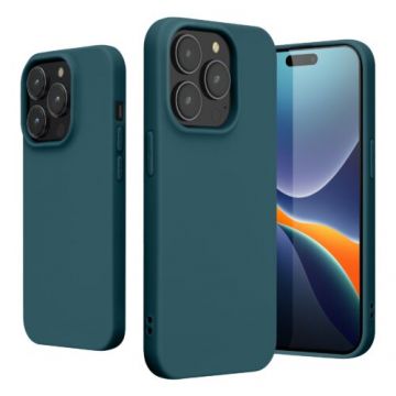 Husa Kwmobile pentru Apple iPhone 14 Pro, Silicon, Verde, 59077.57