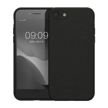 Husa Kwmobile pentru Apple iPhone 8/iPhone 7/iPhone SE 2, Piele ecologica, Negru, 59027.01