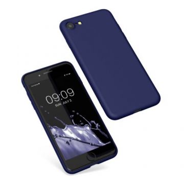Husa Kwmobile pentru Apple iPhone 8/iPhone 7/iPhone SE 2, Silicon, Albastru, 49979.182