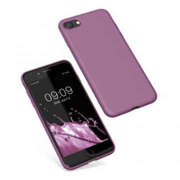 Husa Kwmobile pentru Apple iPhone 8/iPhone 7/iPhone SE 2, Silicon, Mov, 49979.235