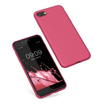 Husa Kwmobile pentru Apple iPhone 8/iPhone 7/iPhone SE 2, Silicon, Roz, 49979.238