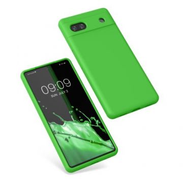 Husa Kwmobile pentru Google Pixel 6a, Silicon, Verde, 57815.159