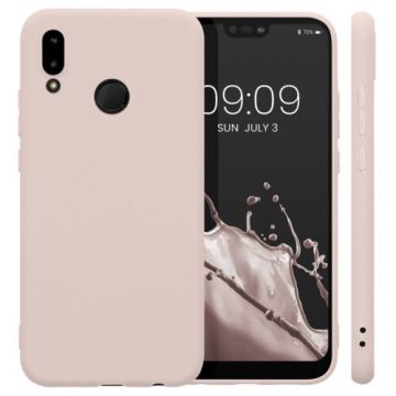 Husa Kwmobile pentru Huawei P20 Lite, Silicon, Roz, 44358.225