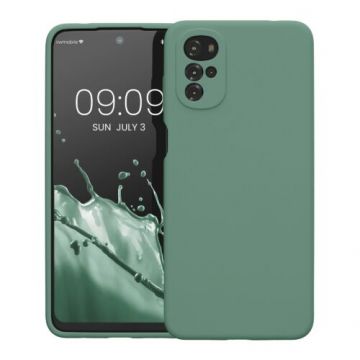 Husa Kwmobile pentru Motorola Moto G22, Silicon, Verde, 58207.166