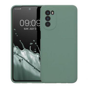 Husa Kwmobile pentru Motorola Moto G52/Moto G82, Silicon, Verde, 58542.166