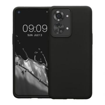 Husa Kwmobile pentru OnePlus Nord 2T, Silicon, Negru, 58764.01