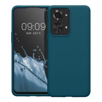 Husa Kwmobile pentru OnePlus Nord 2T, Silicon, Verde, 58764.57