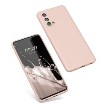 Husa Kwmobile pentru OnePlus Nord CE 5G, Silicon, Roz, 56069.225