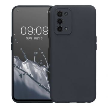 Husa Kwmobile pentru OPPO A74 5G/A54 5G, Silicon, Negru, 57571.47