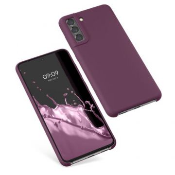 Husa Kwmobile pentru Samsung Galaxy S21 FE, Silicon, Violet, 55487.187