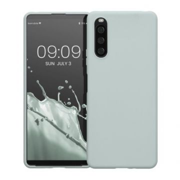 Husa Kwmobile pentru Sony Xperia 10 IV, Silicon, Verde, 57800.200