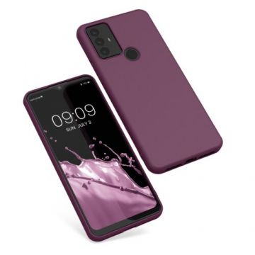 Husa Kwmobile pentru TCL 30 E/30 SE, Silicon, Violet, 57707.187