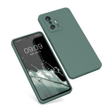 Husa Kwmobile pentru Xiaomi 11T/11T Pro, Silicon, Verde, 56573.166