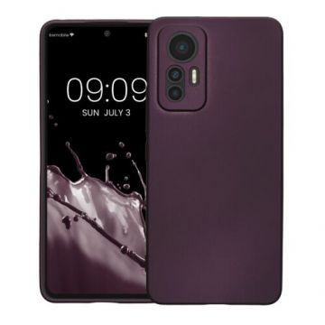 Husa Kwmobile pentru Xiaomi 12 Lite, Silicon, Mov, 59407.115