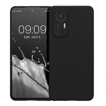 Husa Kwmobile pentru Xiaomi 12 Lite, Silicon, Negru, 59405.01