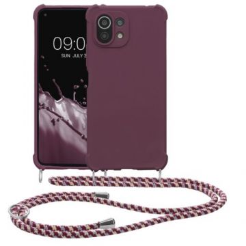 Husa Kwmobile pentru Xiaomi Mi 11 Lite 5G/11 Lite 5G NE, Silicon, Violet, 55902.187