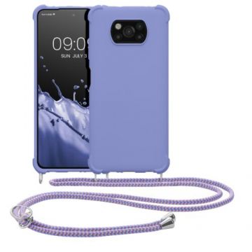 Husa Kwmobile pentru Xiaomi Poco X3 NFC/Poco X3 Pro, Silicon, Albastru, 57396.108