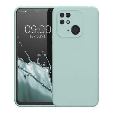 Husa Kwmobile pentru Xiaomi Redmi 10C, Silicon, Verde, 59229.200