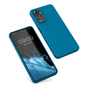 Husa Kwmobile pentru Xiaomi Redmi Note 11 Pro/Redmi Note 11 Pro 5G, Silicon, Albastru, 57373.224