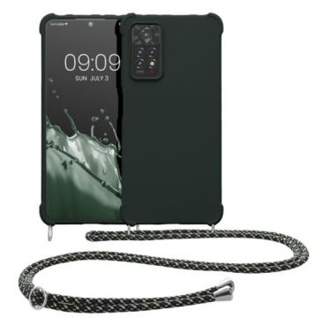 Husa Kwmobile pentru Xiaomi Redmi Note 11 Pro/Redmi Note 11 Pro 5G, Silicon, Verde, 58086.169