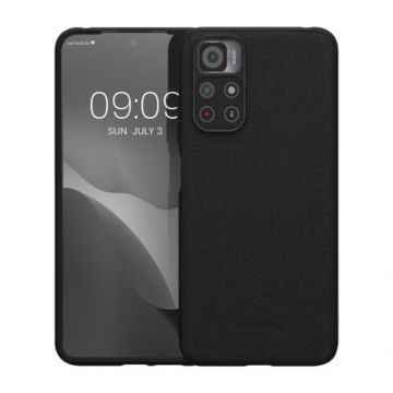 Husa Kwmobile pentru Xiaomi Redmi Note 11/Redmi Note 11s, Piele ecologica, Negru, 58787.01