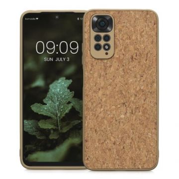 Husa Kwmobile pentru Xiaomi Redmi Note 11/Redmi Note 11s, Pluta, Maro, 58928.24