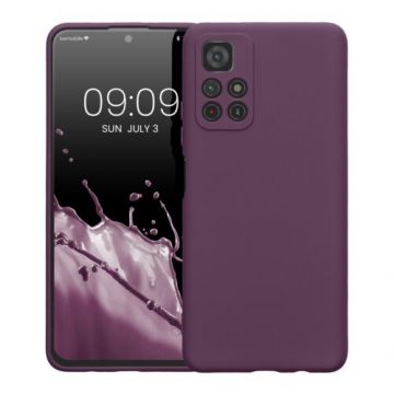 Husa Kwmobile pentru Xiaomi Redmi Note 11S 5G/Poco M4 Pro 5G, Silicon, Violet, 57925.187