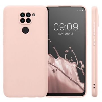 Husa Kwmobile pentru Xiaomi Redmi Note 9, Silicon, Roz, 52437.225