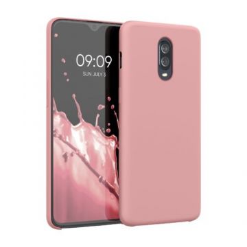 Husa pentru OnePlus 6T, Silicon, Roz, 46316.193, Kwmobile