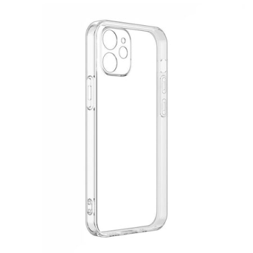 Husa FOXMAG24 pentru telefon iPhone 12 Mini, silicon subtire, ultra slim, gel, transparenta
