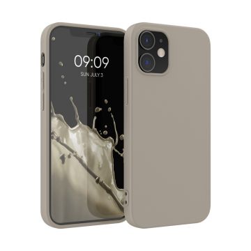 Husa Kwmobile pentru Apple iPhone 12/iPhone 12 Pro, Silicon, Gri, 53938.16