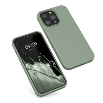 Husa Kwmobile pentru Apple iPhone 13 Pro, Silicon, Verde, 55880.172