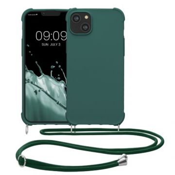 Husa Kwmobile pentru Apple iPhone 14 Plus, Silicon, Verde, 59117.80