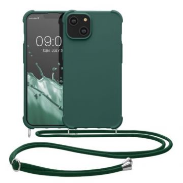 Husa Kwmobile pentru Apple iPhone 14, Silicon, Verde, 59116.80