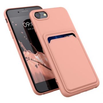 Husa Kwmobile pentru Apple iPhone 8/iPhone 7/iPhone SE 2, Silicon, Roz, 55117.199