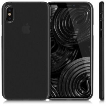 Husa Kwmobile pentru Apple iPhone X/iPhone XS, Plastic, Negru, 42506.01