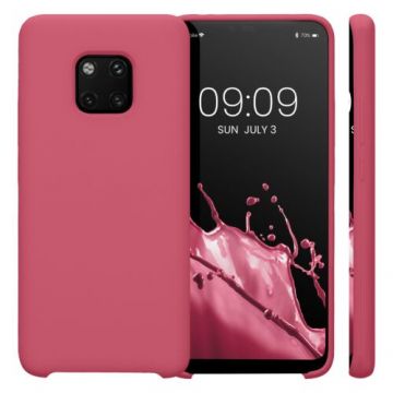 Husa Kwmobile pentru Huawei Mate 20 Pro, Silicon, Roz, 52287.238