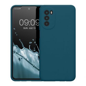 Husa Kwmobile pentru Motorola Moto G52/Moto G82, Silicon, Verde, 58542.78