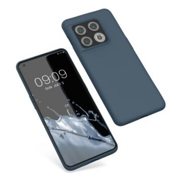 Husa Kwmobile pentru OnePlus 10 Pro, Silicon, Albastru, 57460.202