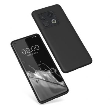 Husa Kwmobile pentru OnePlus 10 Pro, Silicon, Negru, 57245.47