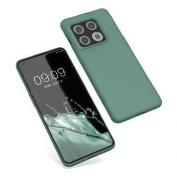 Husa Kwmobile pentru OnePlus 10 Pro, Silicon, Verde, 57460.166